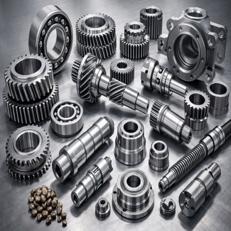 Precision-machine-parts-on-brushed-metal-1
