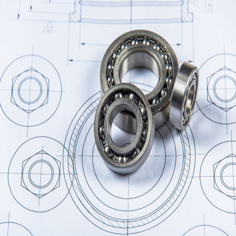 detail shot of Architectural blueprints.